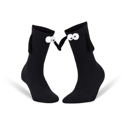 Magnetic Holding Hands Couple Socks for Valentines Day 2 Pairs