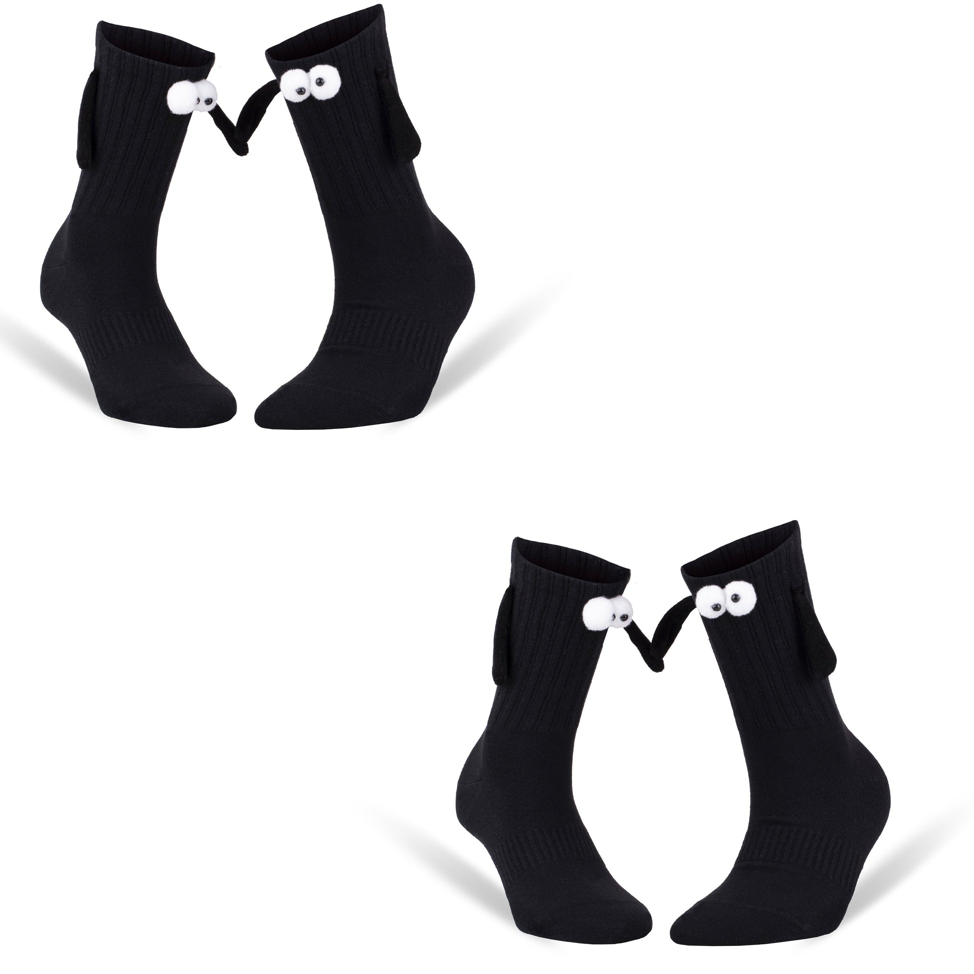 Magnetic Holding Hands Couple Socks for Valentines Day 2 Pairs