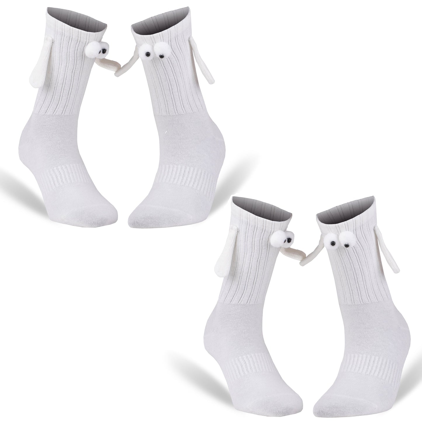 Magnetic Holding Hands Couple Socks for Valentines Day 2 Pairs